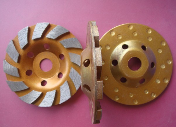 金色12齿碗状磨轮